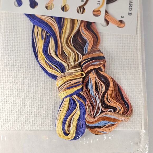 Cross Stitch Kit Jesus Portrait of Christ 6x8 Sealed 2006 Linda Gillum Janlynn - Picture 8 of 14